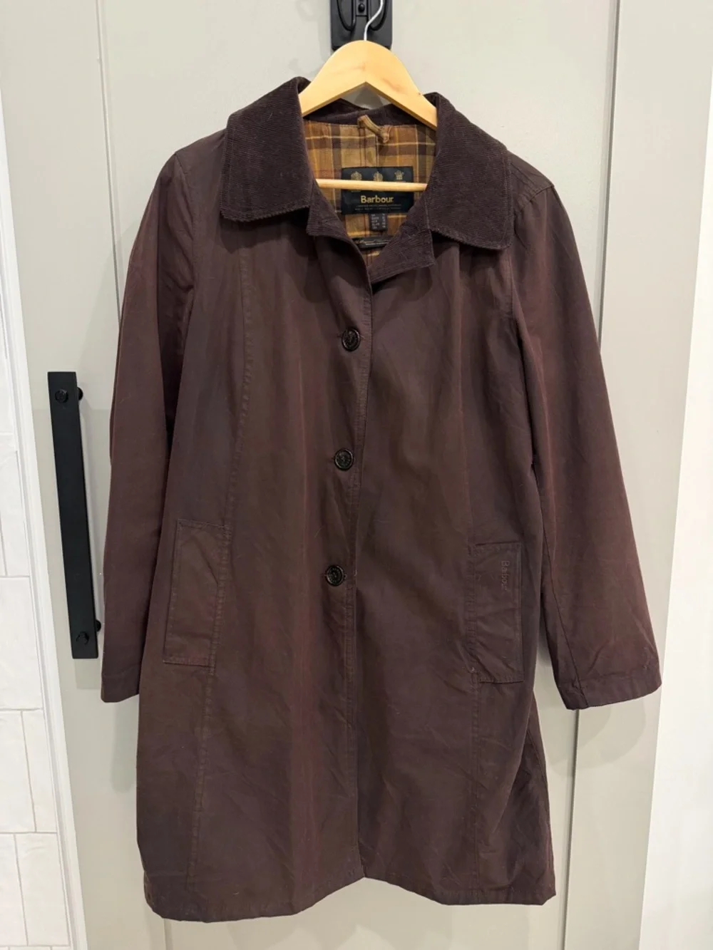 Barbour Women's Brown Waxed Cotton Coat - Picture 1 of 5